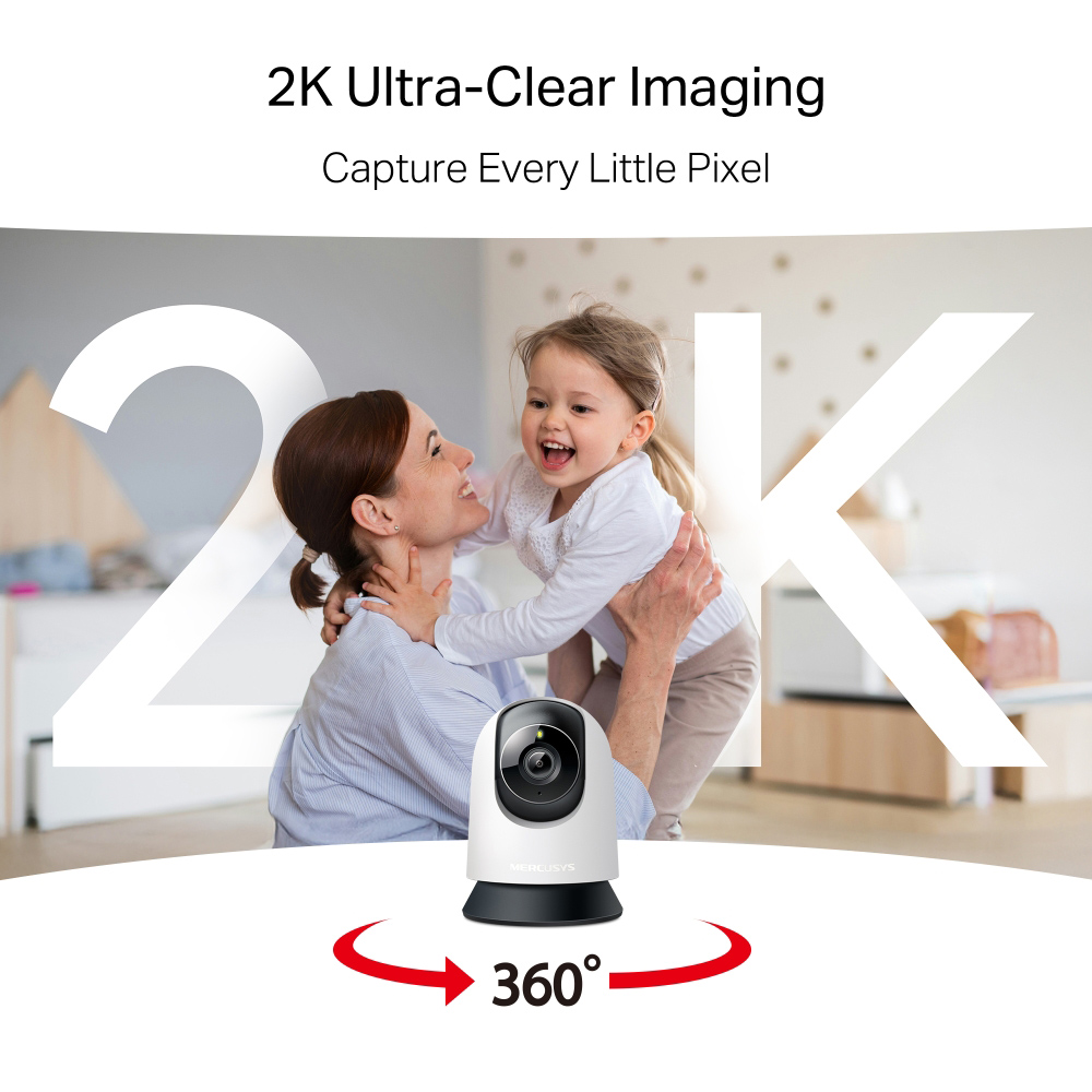 MERCUSYS smart κάμερα MC210, 2K/3MP, WiFi, PTZ, SD, EU/1.0 - Image 4