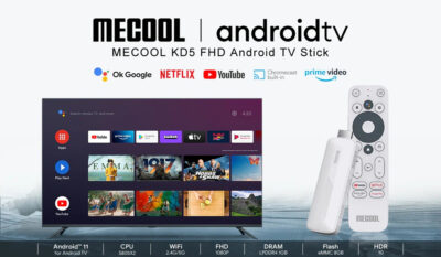 Alternative view of MECOOL TV Stick KD5, Google & Netflix certificate, FHD, WiFi, Android 11