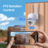 LEDTM smart κάμερα PT-1144, 2MP, Wi-Fi, PTZ, IP65 - Image 3