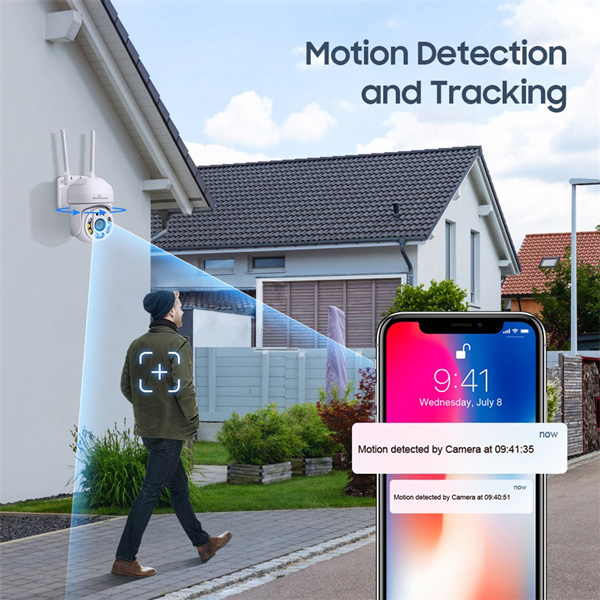 LEDTM smart κάμερα PT-1144, 2MP, Wi-Fi, PTZ, IP65 - Image 4
