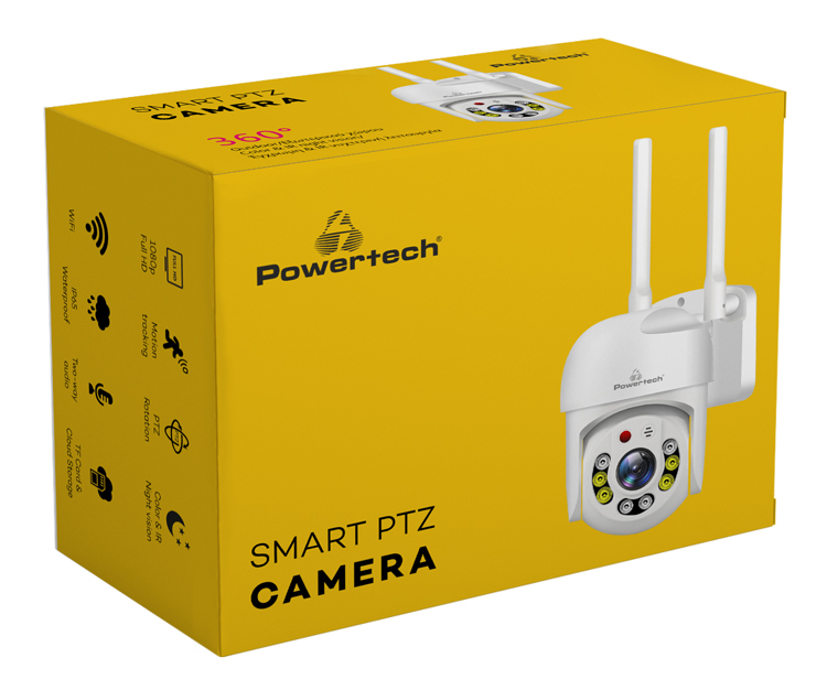 LEDTM smart κάμερα PT-1144, 2MP, Wi-Fi, PTZ, IP65 - Image 7