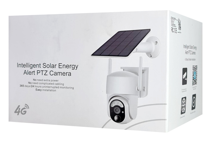 LEDTM smart ηλιακή κάμερα PT-1176, 4MP, 4G, SD, PTZ, IP65 - Image 4