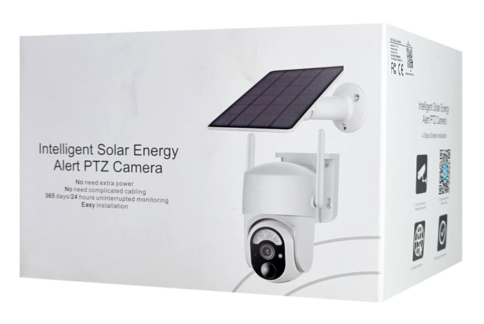 LEDTM smart ηλιακή κάμερα PT-1177, 4MP, WiFi, SD, PTZ, IP65 - Image 4