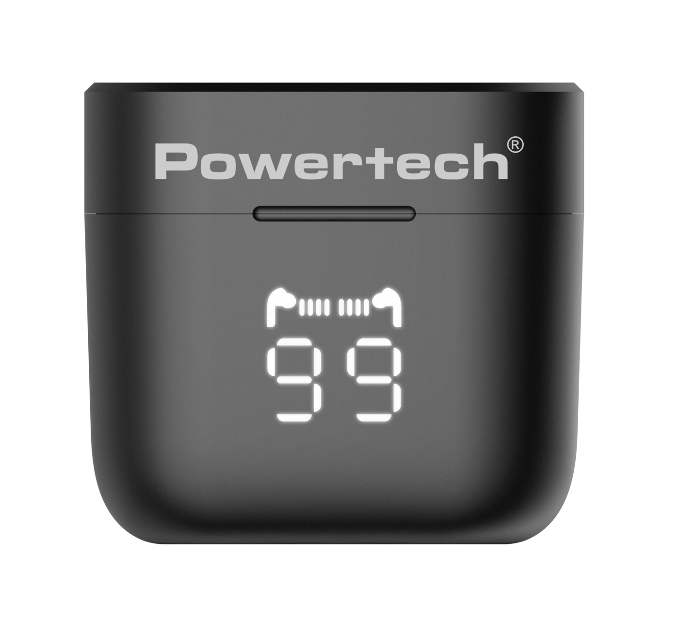 LEDTM earphones με θήκη φόρτισης PT-1227, TWS, ENC, 30/480mAh, μαύρα - Image 5