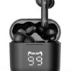LEDTM earphones με θήκη φόρτισης PT-1227, TWS, ENC, 30/480mAh, μαύρα - Image 7