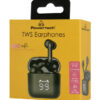 LEDTM earphones με θήκη φόρτισης PT-1227, TWS, ENC, 30/480mAh, μαύρα - Image 8