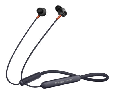 Alternative view of LEDTM earphones PT-1228 με μαγνήτη, Bluetooth ENC 10mm 180mAh, μαύρα