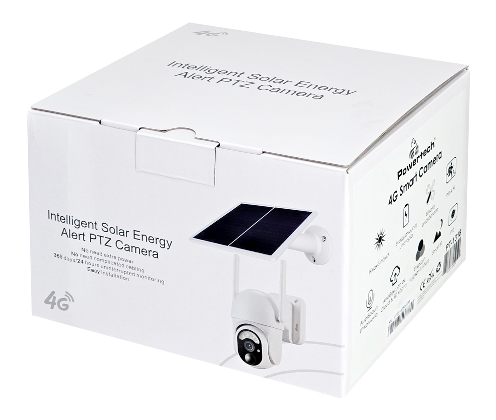 LEDTM smart ηλιακή κάμερα κυνηγού PT-1318, 3MP, 4G, PTZ, SD, IP65 - Image 4