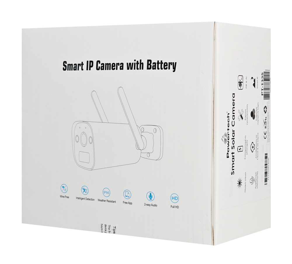 LEDTM smart ηλιακή κάμερα PT-1335, 4MP, 4G, SD, IP66 - Image 5