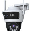 LEDTM smart κάμερα PT-1340, 3MP, dual lens, WiFi, PTZ, SD, IP65 - Image 2