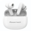 LEDTM earphones με θήκη φόρτισης PT-1432, True Wireless, 35/300mAh, λευκά