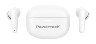 Alternative view of LEDTM earphones με θήκη φόρτισης PT-1432, True Wireless, 35/300mAh, λευκά