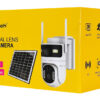 LEDTM smart ηλιακή κάμερα PT-1547, dual lens, 4MP, 4G, PTZ, SD, IP65 - Image 4