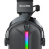 SADES gaming headset Defender, ασύρματα & ενσύρματα, 50mm, 1050mAh, RGB, multi-platform, μαύρο - Image 2