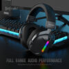 SADES gaming headset Defender, ασύρματα & ενσύρματα, 50mm, 1050mAh, RGB, multi-platform, μαύρο - Image 5