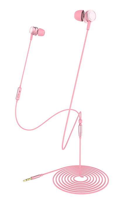 SADES gaming earphones Wings 20 με μικρόφωνο, 3.5mm, Φ12mm, 1.2m, ροζ - Image 5