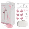 SADES gaming earphones Wings 20 με μικρόφωνο, 3.5mm, Φ12mm, 1.2m, ροζ - Image 6
