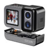 SJCAM action camera SJ20 με 2x φακούς, 2x οθόνες, 20MP/4K, WiFi, αδιάβροχη θήκη, μαύρη - Image 5