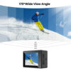 SJCAM action camera SJ4000 Dual Screen, 2x οθόνες, 16MP/4K, WiFi, αδιάβροχη θήκη, μαύρη - Image 4