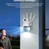 SECTEC smart κάμερα ST-428-4M-DL με προβολείς, dual lens, 4MP, Onvif PTZ - Image 4