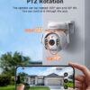 SECTEC smart κάμερα ST-515C-3MTY, 3MP, WiFi, SD, PTZ, IP65 - Image 2