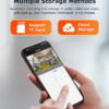 SECTEC smart κάμερα ST-515C-3MTY, 3MP, WiFi, SD, PTZ, IP65 - Image 7