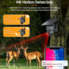 SECTEC smart ηλιακή κάμερα κυνηγού ST-517C, 3MP, 4G, PIR, PTZ, SD, IP65 - Image 3
