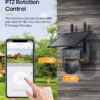 SECTEC smart ηλιακή κάμερα κυνηγού ST-517C, 3MP, 4G, PIR, PTZ, SD, IP65 - Image 4