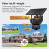 SECTEC smart ηλιακή κάμερα ST-536-6MAOV-4G-EU, dual lens, 3MP, 4G, SD, PTZ, IP66 - Image 12
