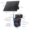 SECTEC smart ηλιακή κάμερα ST-598-6M-4G-20W-EU, 3MP dual lens, 20x zoom, 4G, SD, PTZ - Image 6