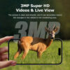 SECTEC smart ηλιακή κάμερα κυνηγού ST-HC809, 3MP, 4G, PIR, SD, IP66 - Image 5