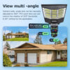 SECTEC smart ηλιακή κάμερα ST-LC598-EU με προβολέα, dual lens, 3MP, 4G, SD, PTZ, IP66 - Image 5