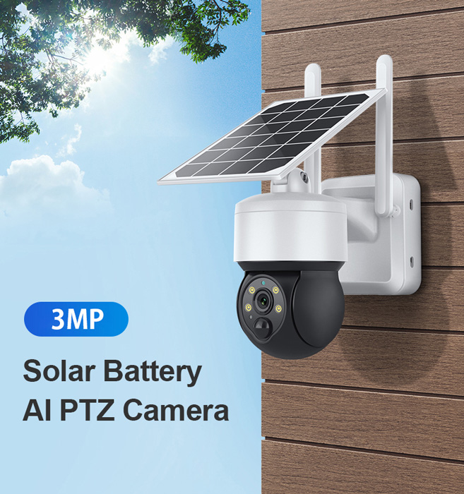 SECTEC smart ηλιακή κάμερα ST-S517C-3M, 3MP, PIR, PTZ, cloud/micro SD - Image 3