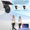 SECTEC smart ηλιακή 4G κάμερα ST-S588M-3M-4G, 3MP, PIR, cloud/micro SD - Image 3