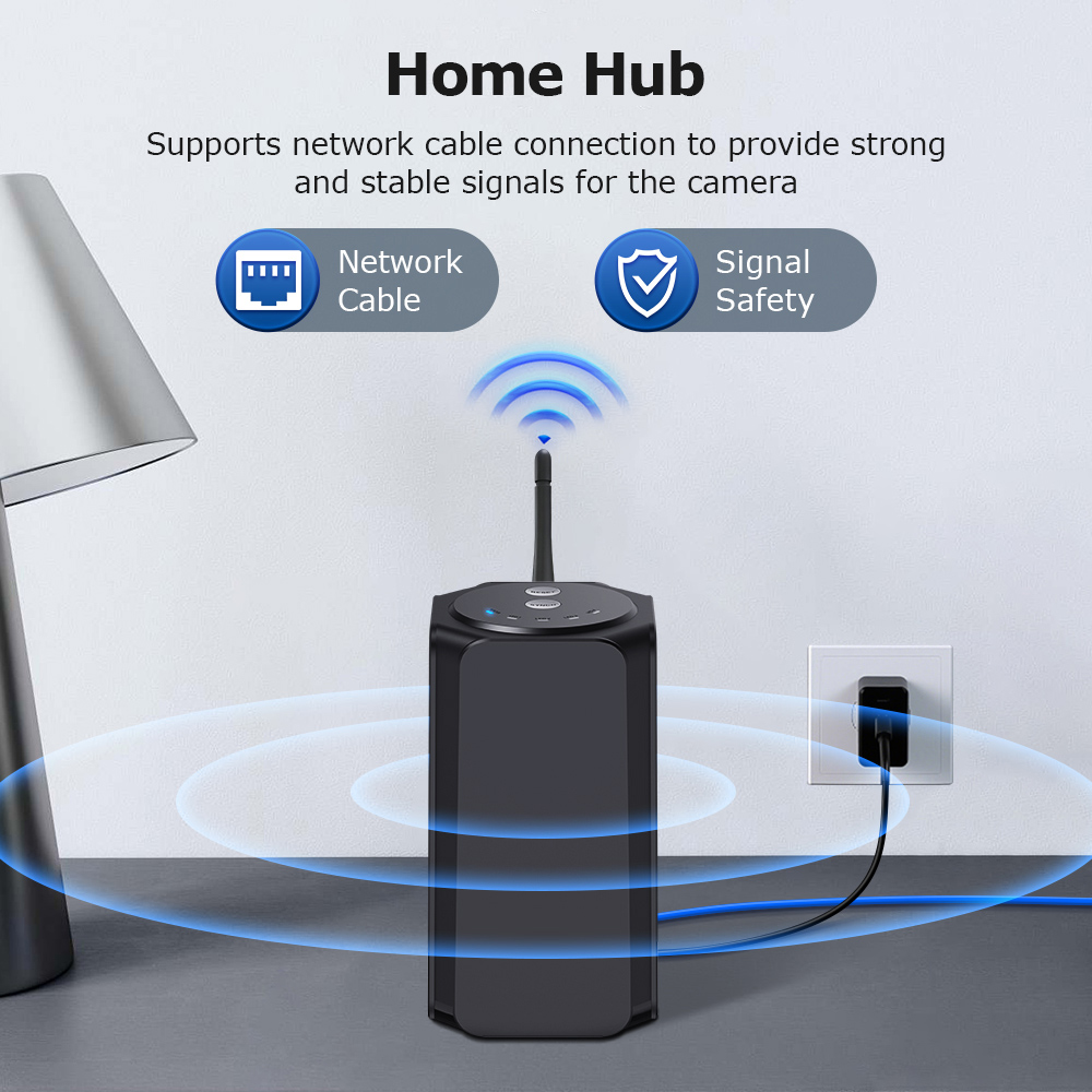 SECTEC σύστημα παρακολούθησης 4x smart ηλιακών καμερών ST-WRK04-EU με hub, 3MP, WiFi, SD, PTZ, IP66 - Image 11