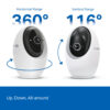 TP-LINK smart camera Tapo C260, 4K, WiFi, two-way audio, Pan/Tilt , Ver. 1.0 - Image 4
