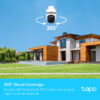 TP-LINK smart κάμερα Tapo C500, 1080p, PTZ, Wi-Fi, IP65, Ver. 1.0 - Image 5