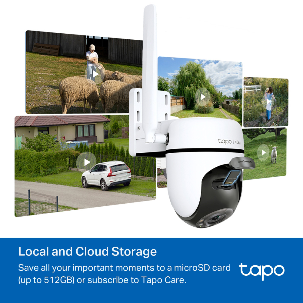 TP-LINK smart κάμερα Tapo C501GW, 1080p, 4G, PTZ, IP66, V2.0 - Image 3