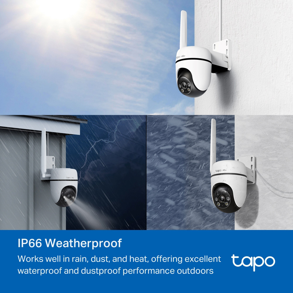 TP-LINK smart κάμερα Tapo C501GW, 1080p, 4G, PTZ, IP66, V2.0 - Image 13
