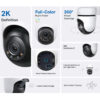 TP-LINK smart κάμερα Tapo C510W, 2K, PTZ, Wi-Fi, IP65, Ver. 1.0 - Image 5