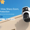 TP-LINK smart κάμερα Tapo C545D, dual lens, 2K/3MP, WiFi, PTZ, IP66, V1.0 - Image 2