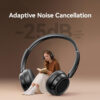 USAMS headphones SR01, ασύρματα, ANC, Φ40mm, 350mAh, μαύρα - Image 2