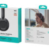 USAMS headphones SR01, ασύρματα, ANC, Φ40mm, 350mAh, μαύρα - Image 9
