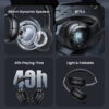 USAMS headphones YG23, ασύρματα & ενσύρματα, Φ40mm, 300mAh, μαύρα - Image 8