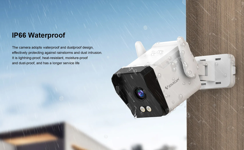 VSTARCAM smart κάμερα TS3, 3MP, WiFi, SD, IP66 - Image 10