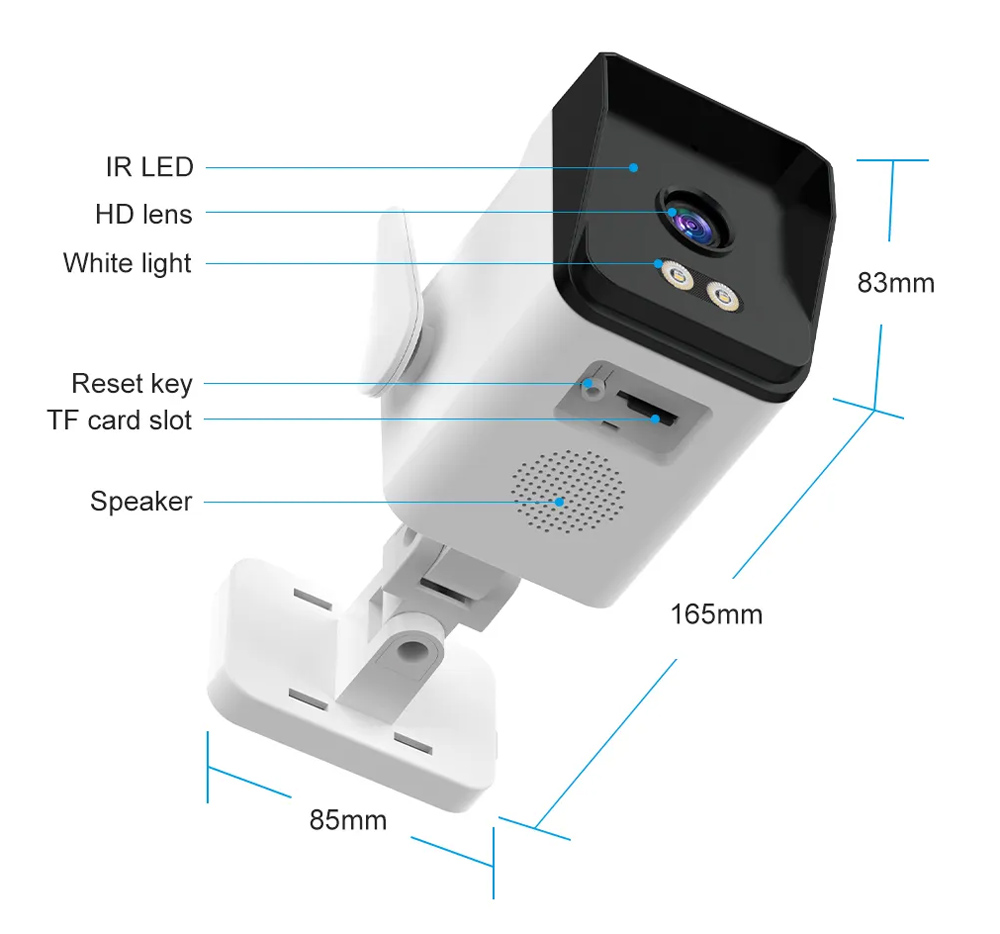 VSTARCAM smart κάμερα TS3, 3MP, WiFi, SD, IP66 - Image 11