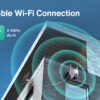 BOTSLAB smart ηλιακή κάμερα W313, 3MP/2K, WiFi, PTZ, SD, 5200mAh, IP65 - Image 3