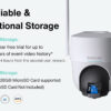 BOTSLAB smart ηλιακή κάμερα W313, 3MP/2K, WiFi, PTZ, SD, 5200mAh, IP65 - Image 12