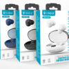 CELEBRAT earphones με θήκη φόρτισης TWS-W32, True Wireless, Φ8mm, λευκά - Image 6