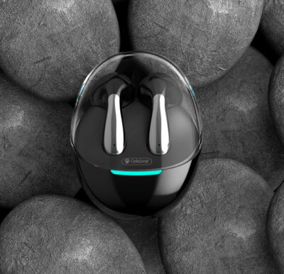 Alternative view of CELEBRAT earphones με θήκη φόρτισης W51, True Wireless, Φ13mm, μαύρα